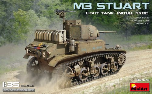 MiniArt - 1/35 MM3 Stuart Light Tank. Initial Prod. -  Miniart