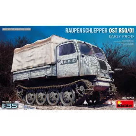   Miniart - Raupenschlepper Ost RSO/01. Early Prod harcjármű makett