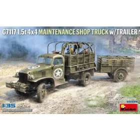 Miniart - G7117 1,5t 4x4 Maintenance Shop Truck w/Trailer