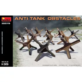 Miniart - Anti-tank Obstacles harcjármű makett