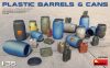 Miniart - Plastic Barrels and Cans