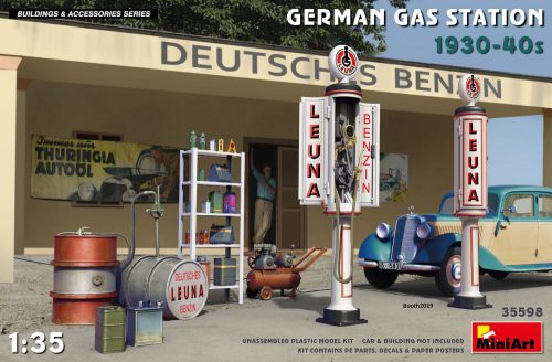Miniart - German Gas Station 1930-40s
