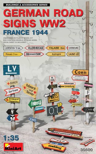 Miniart - German Road Signs WW2 France 1944