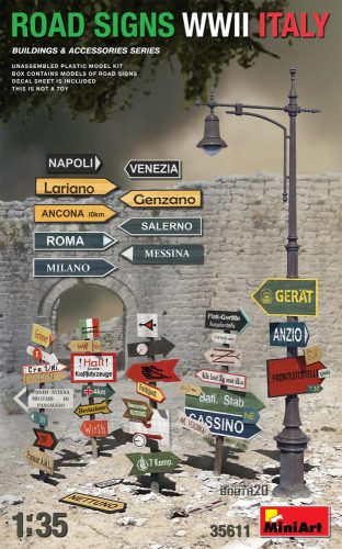 Miniart - ROAD SIGNS WWII ITALY