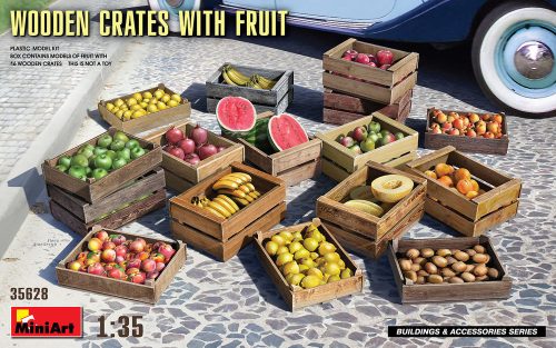 MiniArt - Wooden Crates with Fruit