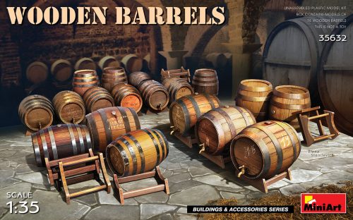Miniart - Wooden Barrels