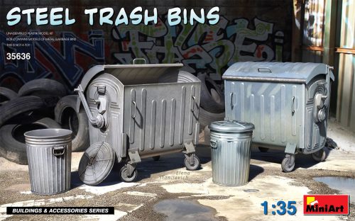 MiniArt - Steel Trash Bins