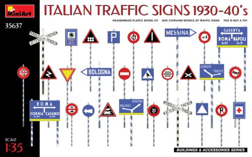MiniArt - Italian Traffic Signs 1930-40’S