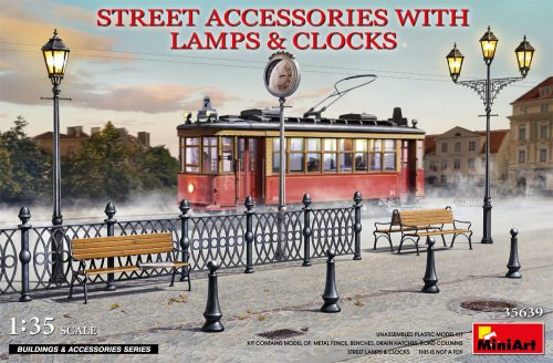 MiniArt - Street Accessories With Lamps & Clocks