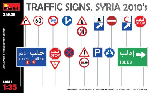MiniArt - Traffic Signs. Syria 2010's