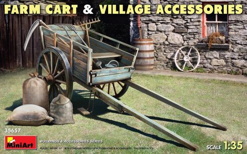 MiniArt - Farm Cart with Village Accessories
