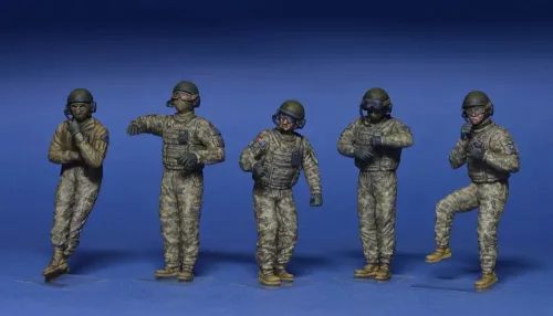 Miniart - U.S. Tank Crew figura makett