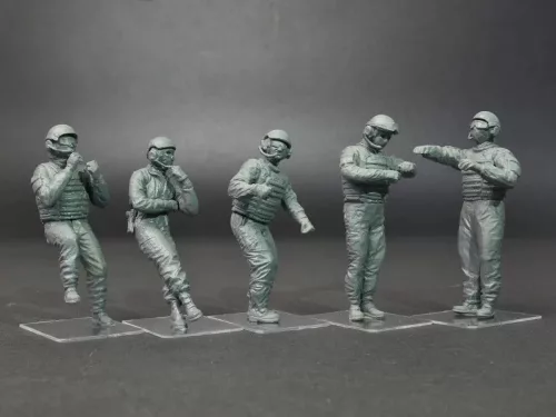 Miniart - U.S. Tank Crew figura makett