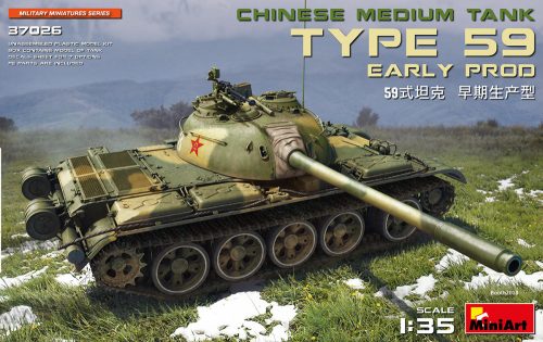 Miniart - Type 59 Early Prod Chinese Medium Tank