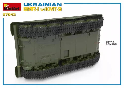 Miniart - Ukrainian BMR-1 w/KMT-9