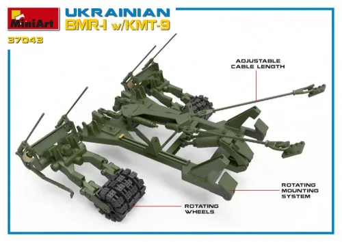 Miniart - Ukrainian BMR-1 w/KMT-9