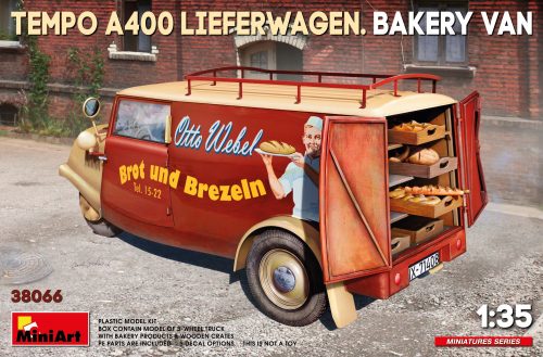 MiniArt - 1/35 Tempo A400 Lieferwagen. Bakery Van - Miniart