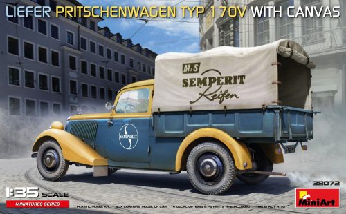 MiniArt - Liefer Pritschenwagen Typ 170V with Canvas