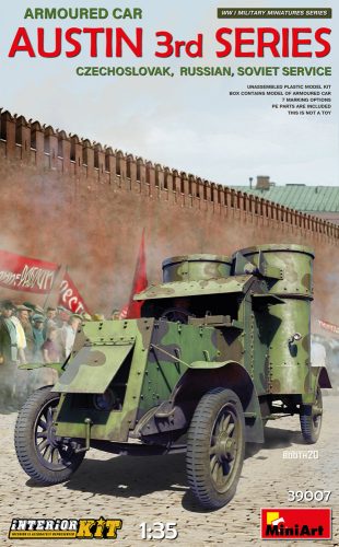 Miniart - Austin Armoured Car 3rd Series: Czechoslovak,  Russian, Soviet Service. Interior Kit