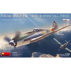   Miniart - Focke-Wulf Fw 190D-9. Mimetall Prod. Basic Kit. Jagdgeschwader 301