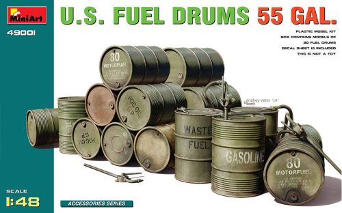 MiniArt - U.S. Fuel Drums 55 Gal.