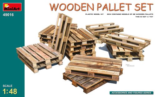 MiniArt - 1:48 Wooden Pallet Set