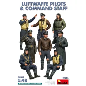 MiniArt - Luftwaffe Pilots and Command Staff figura makett