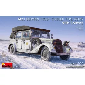Miniart - Kfz.1 German Troop Carrier Type 170VK w/Canvas
