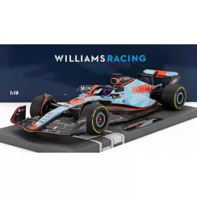   Minichamps - WILLIAMS F1  FW45 TEAM WILLIAMS RACING GULF N 23 SINGAPORE GP 2023 ALEXANDER ALBON LIGHT BLUE