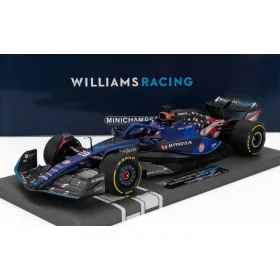   Minichamps - WILLIAMS F1  FW45 TEAM WILLIAMS RACING GULF N 23 AUSTIN USA GP 2023 ALEXANDER ALBON BLUE BLACK