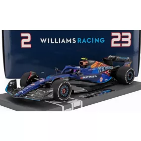  Minichamps - WILLIAMS F1  FW45 TEAM WILLIAMS RACING GULF N 2 LAS VEGAS USA GP 2023 LOGAN SARGEANT 2 TONE BLUE