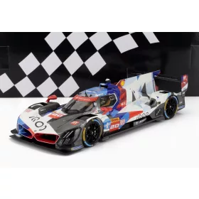   Minichamps - BMW M HYBRID LMDH P66-3 4.0L TURBO V8 TEAM BMW WRT N 20 BAHRAIN TEST SEASON 2024 VALENTINO ROSSI WHITE BLUE BLACK
