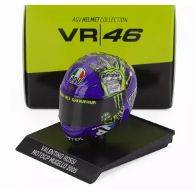   Minichamps - AGV CASCO HELMET VALENTINO ROSSI N 46 MOTOGP MUGELLO 2009 VARIOUS