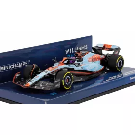   Minichamps - WILLIAMS F1  FW45 TEAM WILLIAMS RACING GULF N 23 SINGAPORE GP 2023 ALEXANDER ALBON LIGHT BLUE