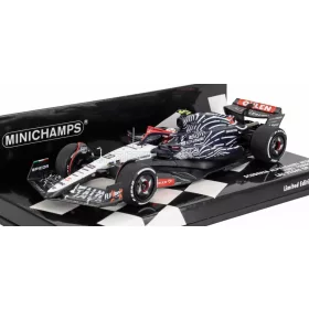   Minichamps - ALPHA TAURI F1  AT04 TEAM ALPHA TAURI N 22 LAS VEGAS USA GP 2023 YUKI TSUNODA WHITE BLACK