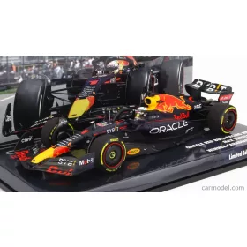   Minichamps - Red Bull F1  Rb18 Team Oracle Red Bull Racing N 1 Winner Canadian Gp World Champion 2022 Max Verstappen Matt Blue Yellow Red
