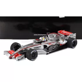   Minichamps - McLAREN F1  MP4/21 TEAM MCLAREN MERCEDES N 4 SEASON 2006 JUAN PABLO MONTOYA SILVER BLACK RED