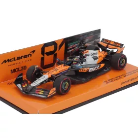   Minichamps - McLAREN F1  MCL39 TEAM MCLAREN N 81 5th MEXICO GP 2025 OSCAR PIASTRI ORANGE BLACK