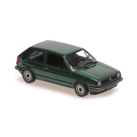   Minichamps - 1:43 VOLKSWAGEN GOLF   1985   GREEN METALLIC - MAXICHAMPS - MINICHAMPS