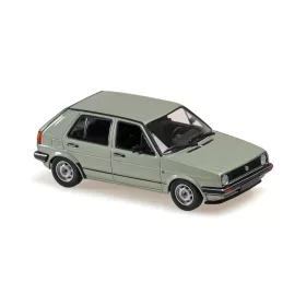   Minichamps - Volkswagen Golf II (4 Door) Silver-Green Metallic 1985