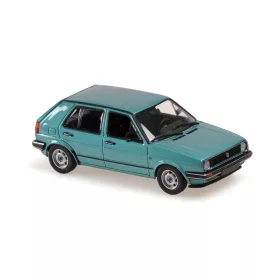   Minichamps - Volkswagen Golf II (4 Door) Turquoise Metallic 1985