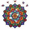 Milliwood - Mandala full with orange swirls