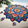 Milliwood - Mandala full with orange swirls