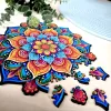 Milliwood - Mandala full with orange swirls