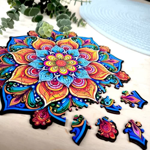 Milliwood - Mandala full with orange swirls