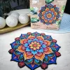 Milliwood - Mandala full with orange swirls