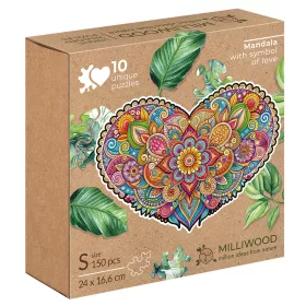 Milliwood - Mandala with symbol of love