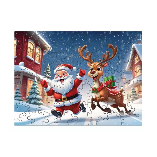 Milliwood - Santa with rindeer