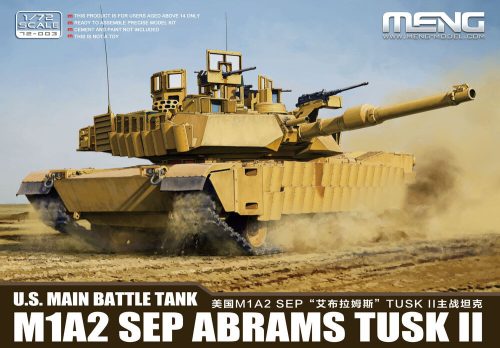 Meng Model - U.S. Main Battle Tank M1A2 SEP Abrams TUSK II