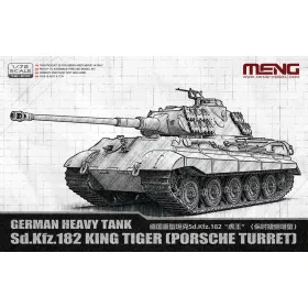   Meng Model - German Heavy Tank Sd.Kfz.182 King Tiger (Porsche Turret)